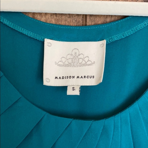 Small, teal Madison Marcus sleeveless dress! - Picture 2 of 3